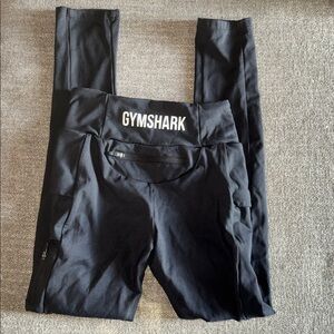 Gymshark Black Logo Athletic Capri Leggings